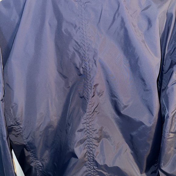 NWT MEN Sz XL SEDUKA Nylon Windbreaker Jacket Asymm MULTI ZIP POCKETS NAVY BLUE! - Picture 8 of 10